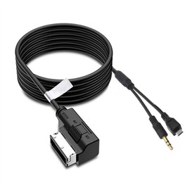AMI MDI MMI Convert 3.5mm AUX Media Interface Consumer Cable Micro Charg Adapter for MB A B C E G CLS GLK SL SLK Class 2011-14