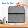 Serger Machine Cover with Pockets for Storage,Sewing Machine Dust Cover