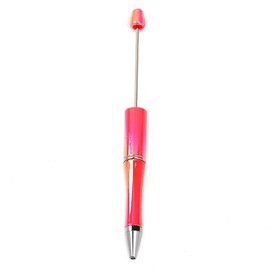 【P159】10pcs Opal Print Plastic Beadable Pen Bead Pens Ballpoint:_#5 Pink