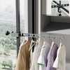 Boxonly Foldable Indoor/Outdoor Swivel Folding 15-Hole Clothes Drying Rack -