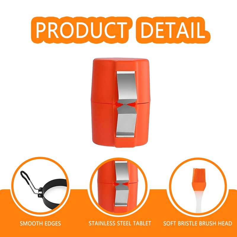 7 Pcs Egg Cracker Tool, Boiled Egg Peeler, Eggshell Opener