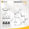YQBYJING DC Circuit Breaker 10 Amp Solar Panel Disconnect Switch