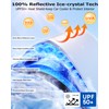 [2025 Upgrade] Doogoocoo Windshield Sun Shade [Ice-Crystal Cooling & 100%