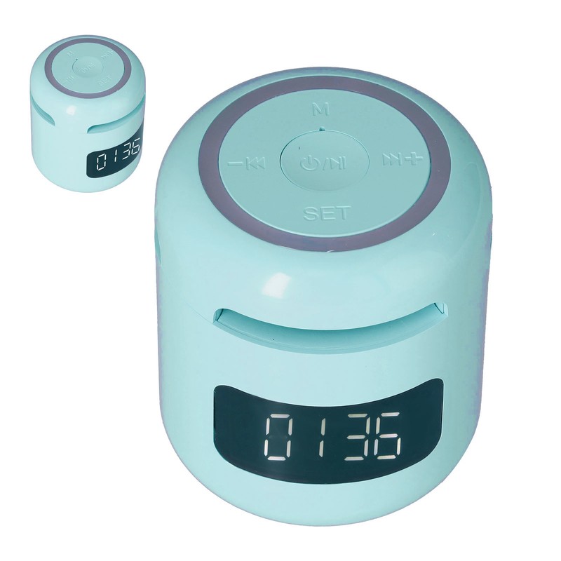JM01 BT Clock Speaker Multifunctional Adjustable Portable BT Clock Speaker