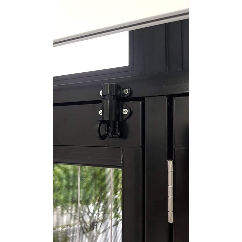 TPOHH Aluminum Alloy Security Automatic Window Gate Lock Spring Bounce