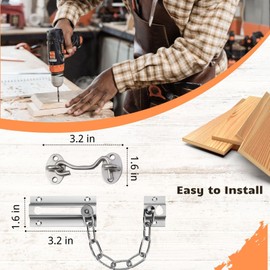 Potatomato Busy Board Accessories & Activity Board - DIY Accessories for Toddlers - Sensory Board Parts - Latch, Door Chain, Lock with Key, Gate Hook - Montessori Toy - Early Promotion Item