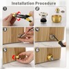 IGNPION Set of 2 Door Holder Mini Magnetic Door Stoppers