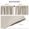 PONY DANCE Blackout Small Window Curtains - Thermal Insulated Curtains