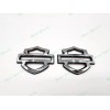 Custom 2Pcs Set Chrome Black Double Layer Harley CVO Custom