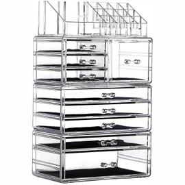 Luce un maquillaje siempre ordenado gracias a Cq acrylic: Descubre este Organizador de Maquillaje diseñado para maximizar el espacio de forma eficiente y con mucho