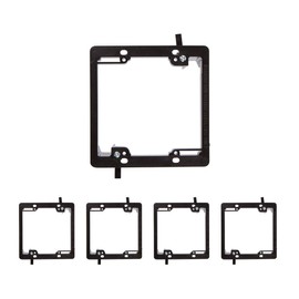 Buyer's Point Dual Gang Low Voltage Mounting Bracket Device [UL Listed] (2 Gang, 1 Pack), for Telephone Wires, Network Cables, HDMI, Coaxial, Speaker Cables