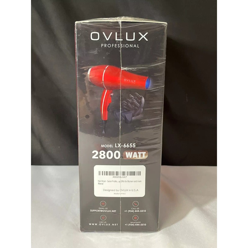 Ovlux LX-6655 Electric Long Cord 2800 Watt Lightweight Professional Hair