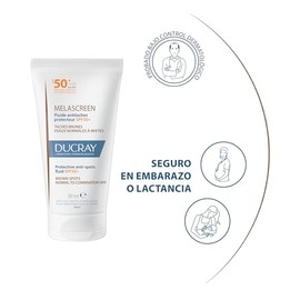 DUCRAY, Melascreen Fluido Protector Solar FPS 50+, Antimanchas, Para Piel Normal a Mixta, 50 ml