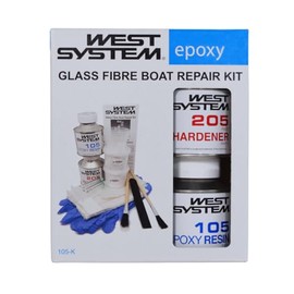 West System 105 glass fibre repair kit
