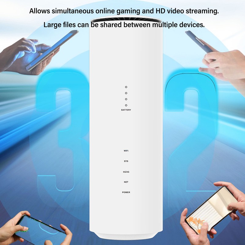 5G Router CPE WiFi 6 Router Dual Band Gigabit Ethernet