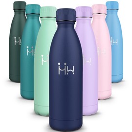 HoneyHolly Stainless Steel Water Bottle, Thermos Flask, 1000 ml, BPA-Free, Leak-Proof Vacuum Insulated, Thermos Flask, Double-Walled Water Bottle for Bike, Travel, Sports, Yoga, Camping, Bicycle