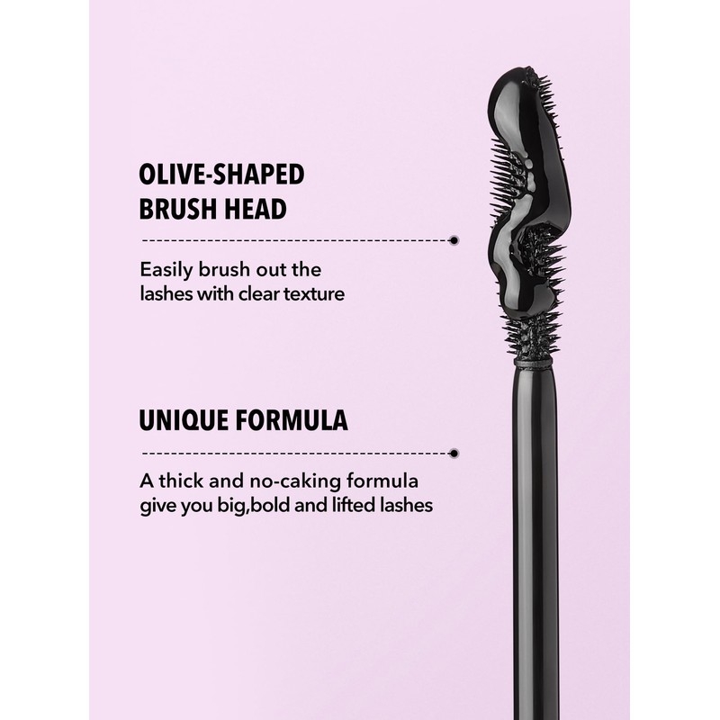 SHEGLAM Big Time Eyes Volume Mascara, Unbreakable, Hot Water Off,