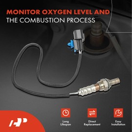 A-Premium - Sensor de oxígeno O2 compatible con Hyundai Santa Fe, XG350 y Kia Amanti, Optima, Rondo, Sedona, Sorento, 2002-2010, 2.7L 3.5L, juego de 2 piezas