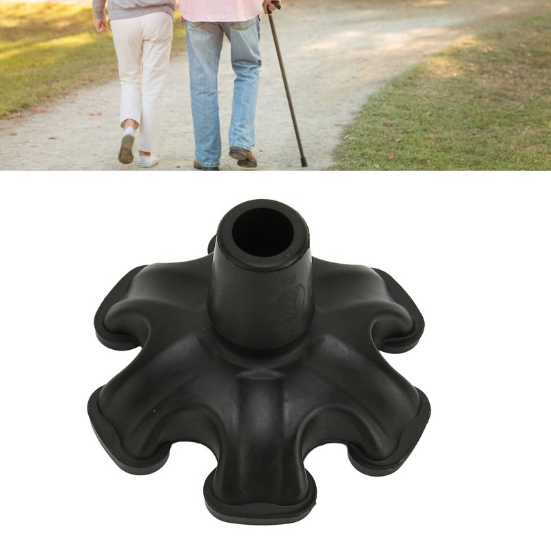 Cane Tip 6 Support Feet Shock Absorption Anti Slip Traction