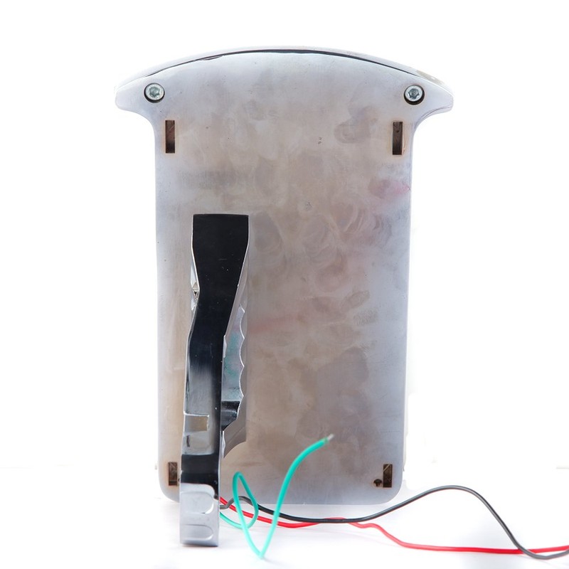 Motorcycle Side Mount License Plate Frame Tail Light For Harley