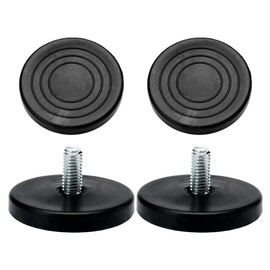 sourcing map Set of 4 Furniture Feet M8 x 17 x 50 mm Levelling Feet Adjustable Leveler Floor Protection Cover Pad de