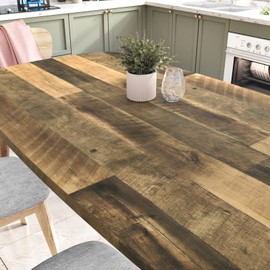 WESTICK Wood Peel and Stick Wallpaper Rustic Contact Paper Decorative Floor Cabinet Wall Paper Sticker Pull and Stick Wood Contact Paper for Countertops Waterproof Vinyl Roll 36" x 393"