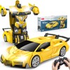 Qumcou Qumcou Remote Control CarTransform Robot RC Cars with Cool