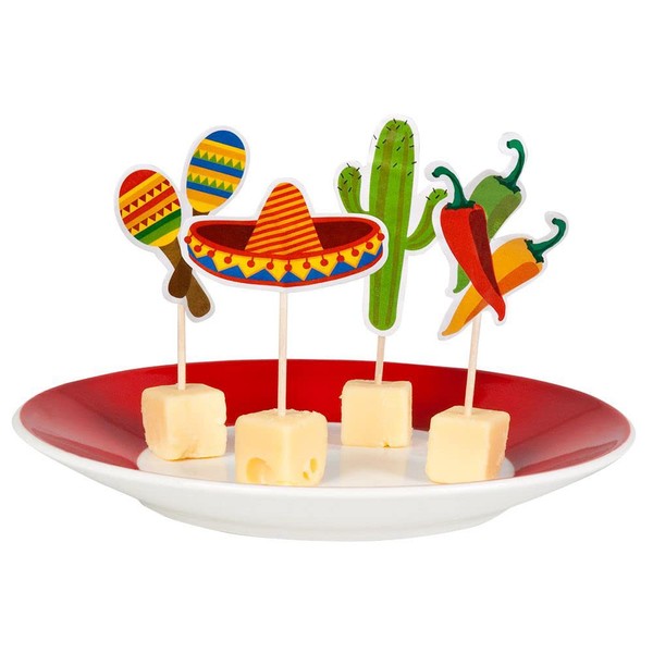 Boland Fiesta Mexico 54412 Skewers 12 Pieces Wooden Stick Length