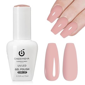 CHERIMOYA Esmalte en Gel Multicolor para Uñas 15ml-Rosa claro | Amplia Gama de Colores Gel Polish Color Soak Off UV LED Alta Pigmentación Brillo Durad