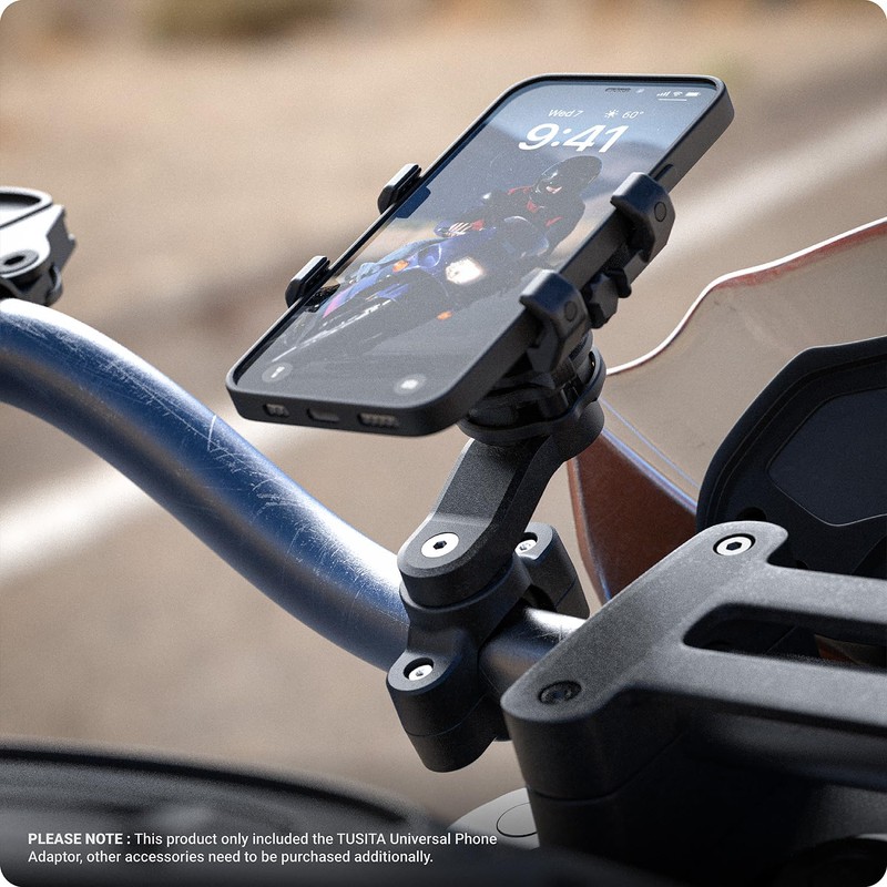 TUSITA Lock Phone Holder - Universal Adapter Clamp - Fits