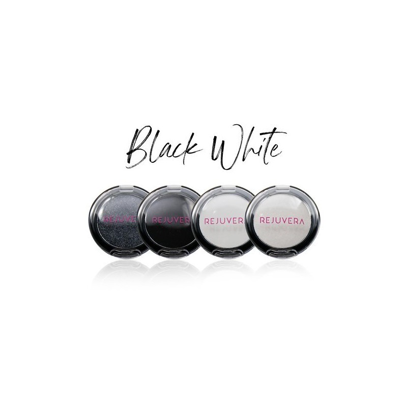 Rejuvera 레쥬베라 블랙 화이트 아이섀도우 Rejuvera Black White Eyeshadow