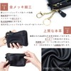 Bearneko Women's Mini Wallet, Coin Purse, Genuine Leather, L-Shaped Zipper,