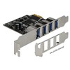 DeLOCK 90304 interface cards/adapter Internal USB 3.0 90304, PCIe, USB