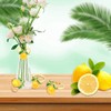 Hopbucan 12 Pieces Lemon Napkin Rings Summer Napkin Holders Tropical