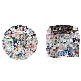 Stickers 2025 New Album Vinyl Waterproof Decals Gift for Water Bottles, Laptop,Luggage (Pink-99PCS) (Random Shipping) ﻿