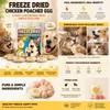 xixisusu Freeze Dried Sunny Side Up Egg Treats for Dogs,