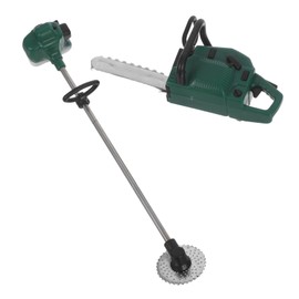 BESPORTBLE 2pcs Miniature Chainsaw Ornament: Dollhouse Simulation Chainsaw Prop Gardening Tools for Outdoor Kids Pretend Play and Seasonal Landscaping