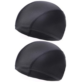 VSPR Swim Cap Loose Mesh Sports Gym Pool 2 Pack M