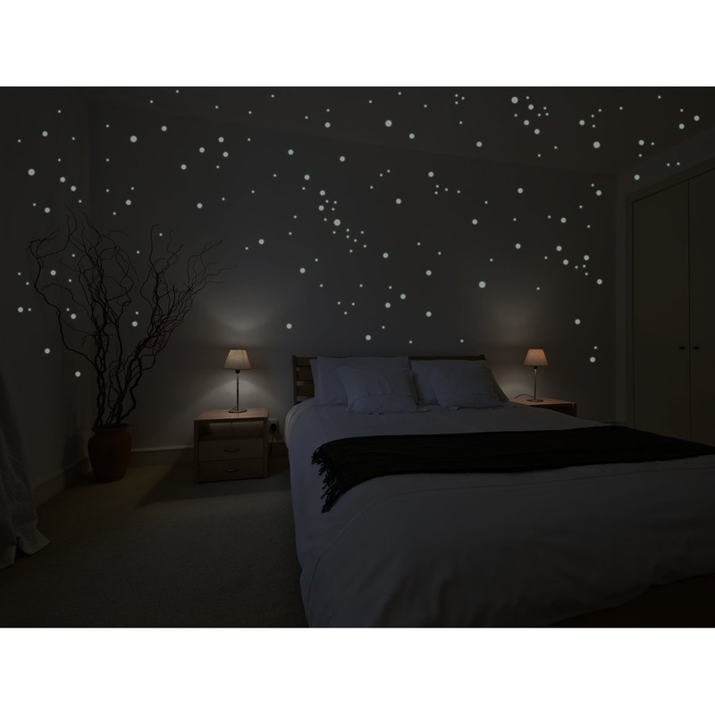 Wandkings"250 Pieces Luminous Dots for Starry Sky" Fluorescent & Glow