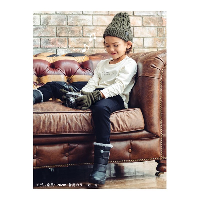 Arisana Kids' Gloves, Boys, Simple, Classic Gloves, 03.navy