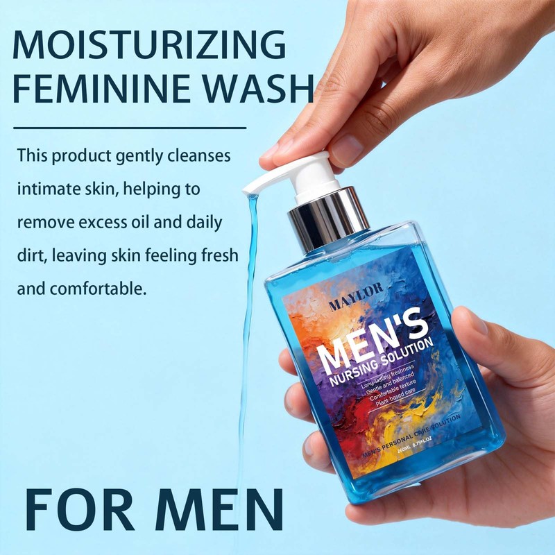 Men’s Intimate Wash with Aloe & Botanicals, pH-Balanced Daily Care