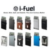 i-Fuel Card Holder with Money Pocket Pop Up Wallet RFID