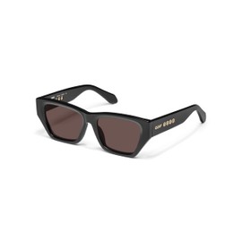 Quay - Sunglasses for Men & Women, Square Lenses with UV Protection, Oversized Sunglasses (No Apologies, Black)