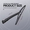 Effitnee Rear Wiper Arm Blade and Arm Set, Back Windscreen