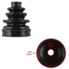 Caltric New 2 Rear Axle Inner Outer CV Boot Kit