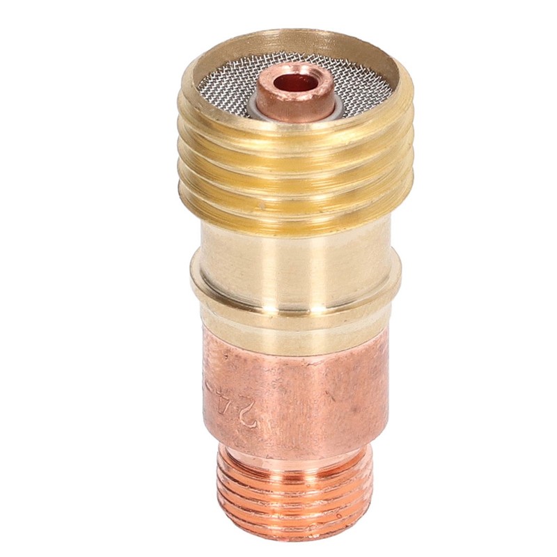 5Pcs 3/32in Gas Lens Collet Body Metal Welding Connector Replacement