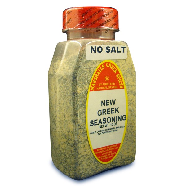 New Size Marshalls Creek Spices New Greek No Salt Seasoning, 10 Ounce …