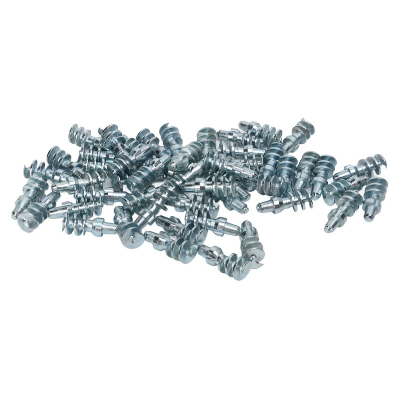 Qiilu Snow Tire Stud Screws - 50pcs Anti-Slip Tire Spikes