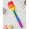 Cooking With Pride Non-Stick Scraper Spatula, Heat-Safe Silicone With Iron