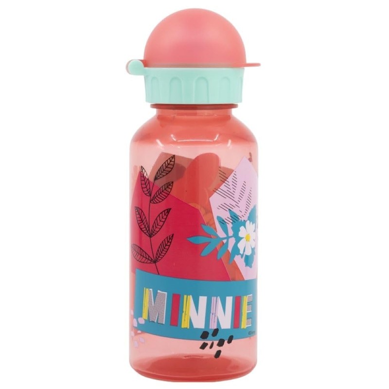 OM SUPPLIES Minnie Characters Childrens Reusable Drinking Bottle 370ml -
